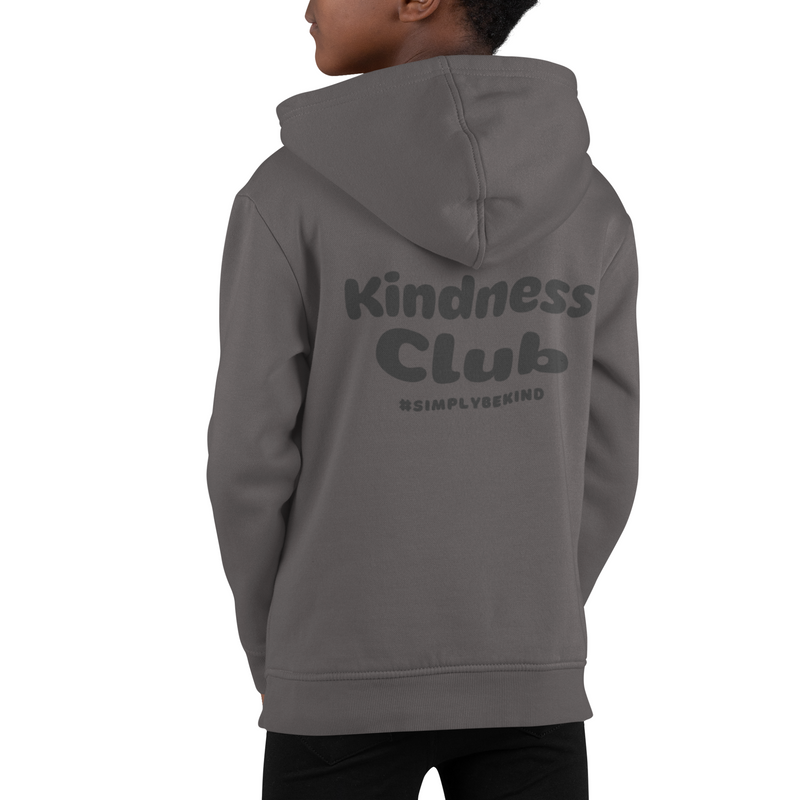 MIDNIGHT EMBER KINDNESS CLUB KIDS HOODIE