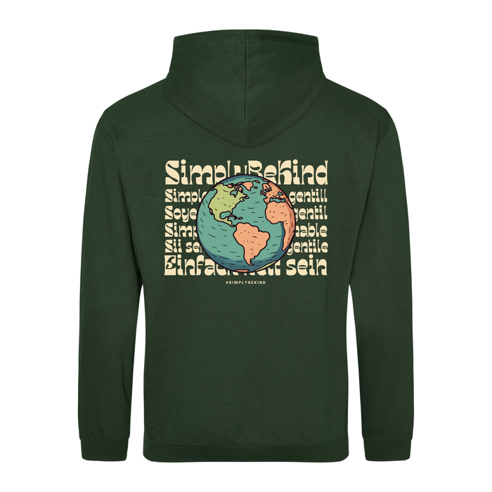 AROUND THE GLOBE SIMPLY BE KIND HOODIE