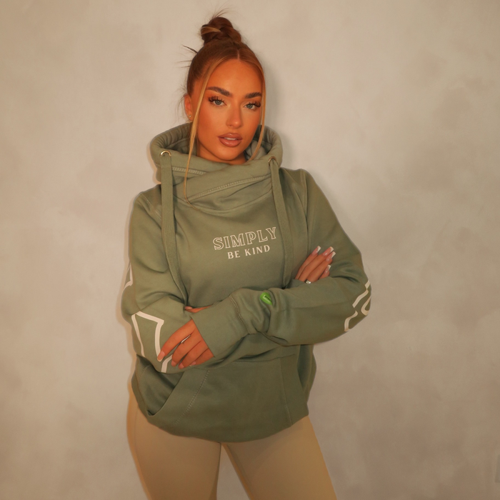 MIST & MEADOW KISS KROSS HOODIE