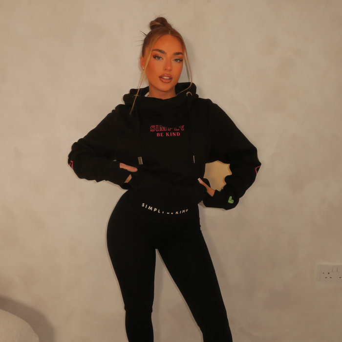 NEON NOIR KISS KROSS HOODIE