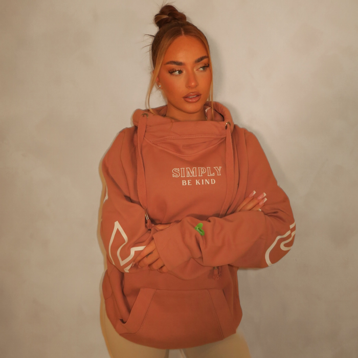 ROSÉ ASH KISS KROSS HOODIE