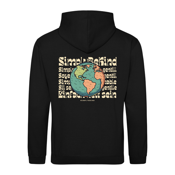 AROUND THE GLOBE SIMPLY BE KIND HOODIE