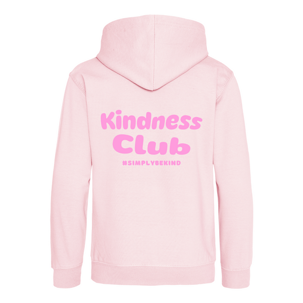 BLUSH BUNNY KINDNESS CLUB KIDS HOODIE