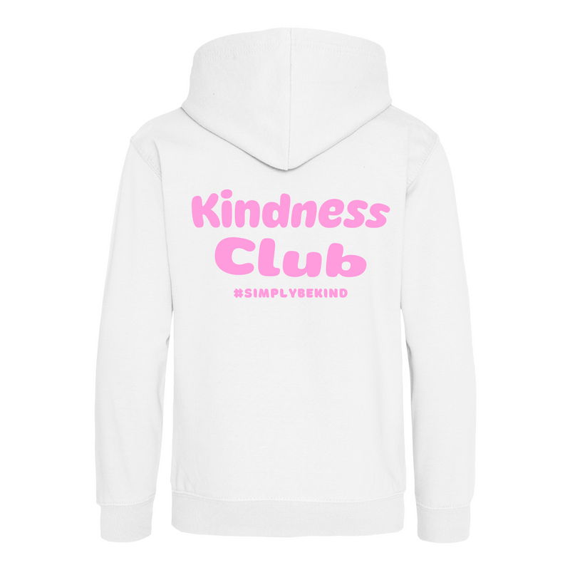 SNOWY ROSE KINDNESS CLUB KIDS HOODIE