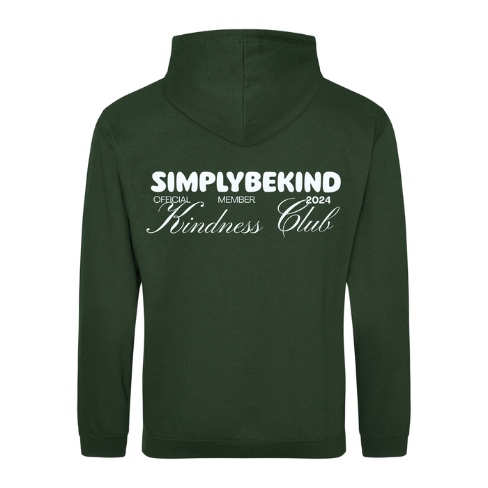 OFFICIAL MEMBER KINDNESS CLUB FOREST GREEN HOODIE