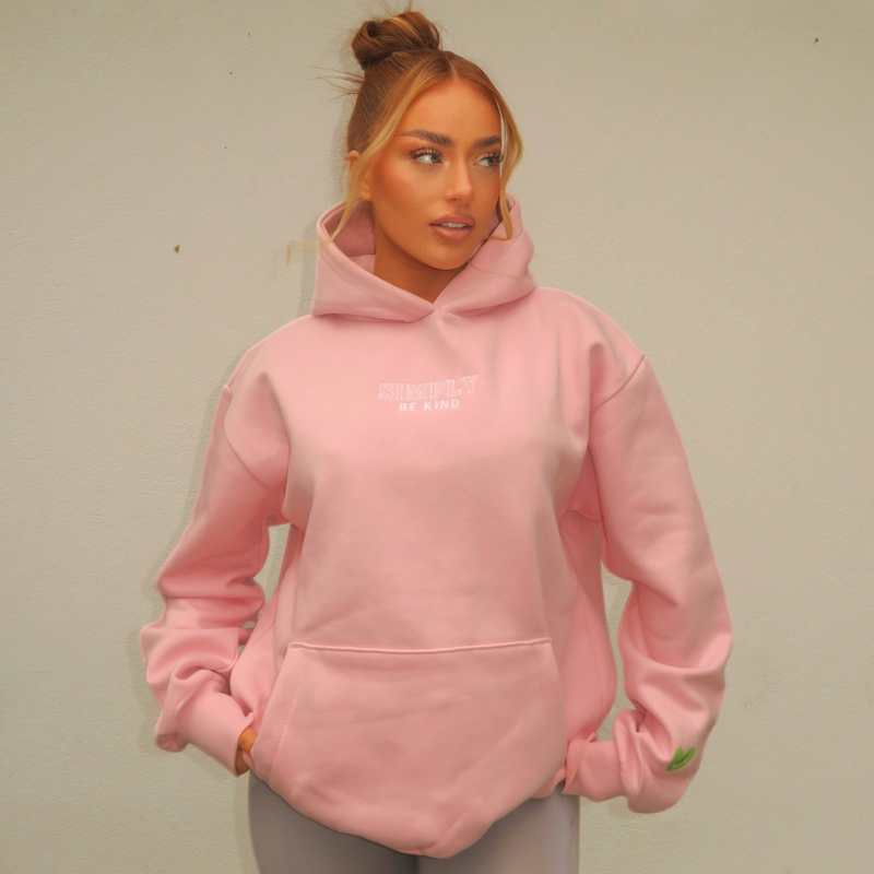 PINK AURA STATEMENT HOODIE