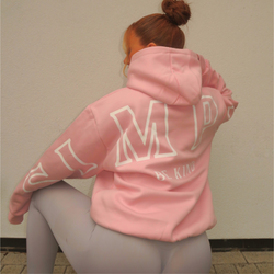 PINK AURA STATEMENT HOODIE