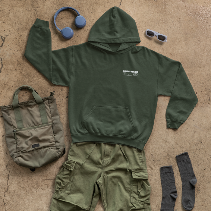 OFFICIAL MEMBER KINDNESS CLUB FOREST GREEN HOODIE