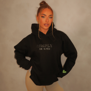 GLITTER MIDNIGHT STATEMENT HOODIE